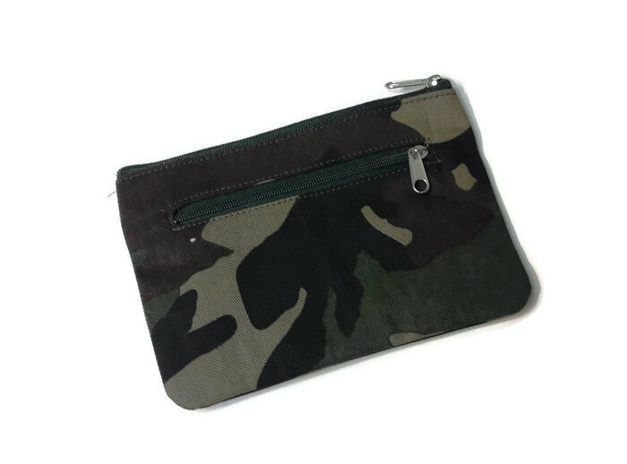 FairTrade portemonnee van canvas - Camouflage