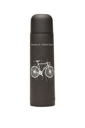 Retulp Thermosfles 500ml Anatomy of a Dutch Bicycle zwart