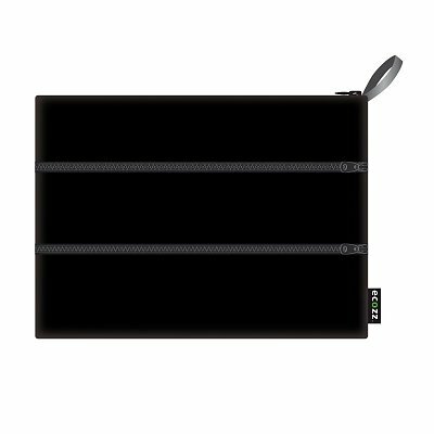 Ecozz etui Zip Bag Black, van gerecycled plastic