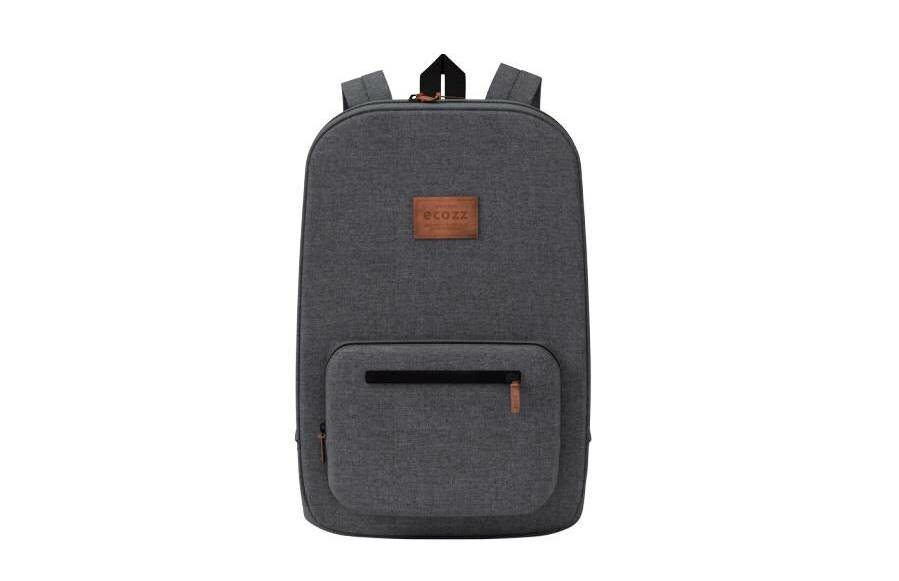 Ecozz Voyager Backpack Grey, rPET Rugtas in grijs