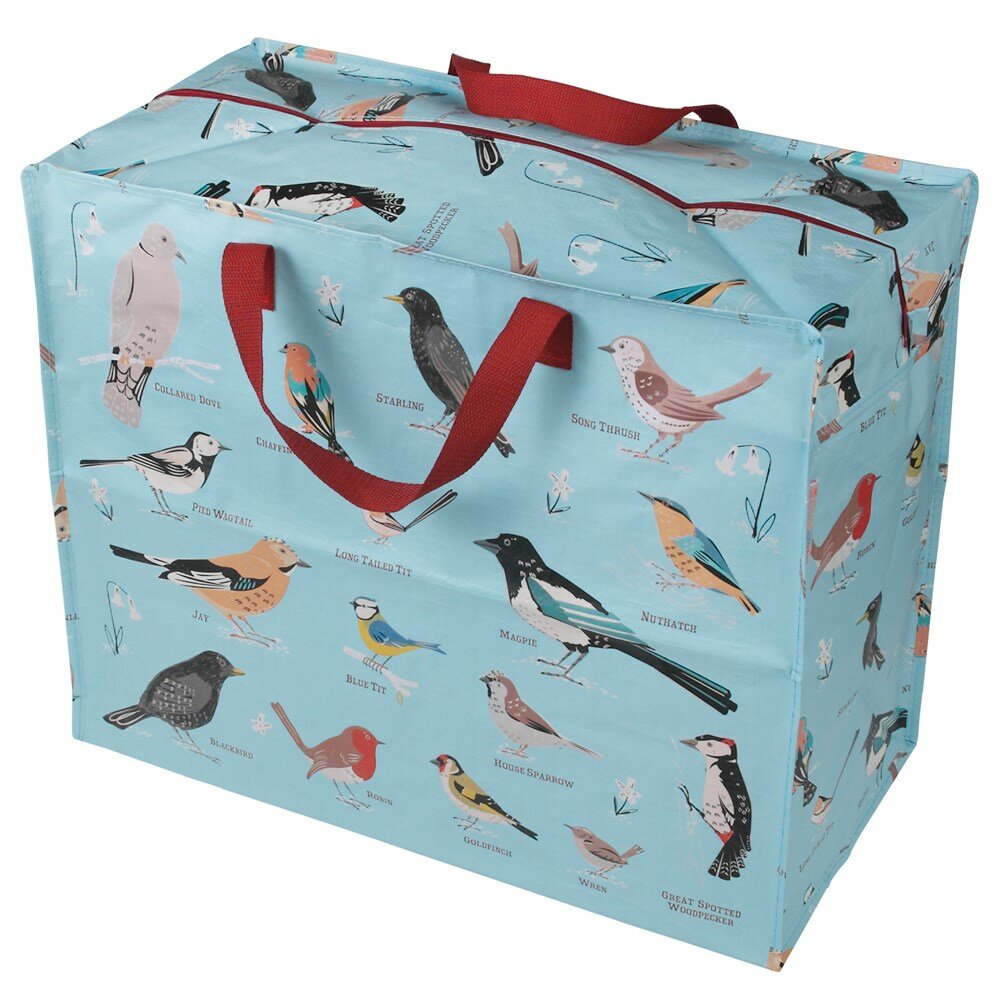 Jumbo Bag van gerecycled plastic, Garden Birds Jumbo Bag van gerecycled plastic, Garden Birds