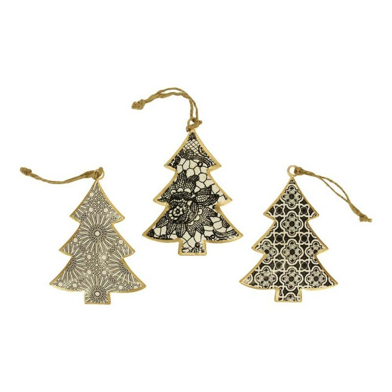 Imbarro metalen kerstboom hanger Tree Peoni