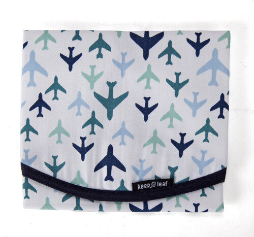 KeepLeaf Food wrap Planes - Bio Katoen lunchwrap met vliegtuigjes