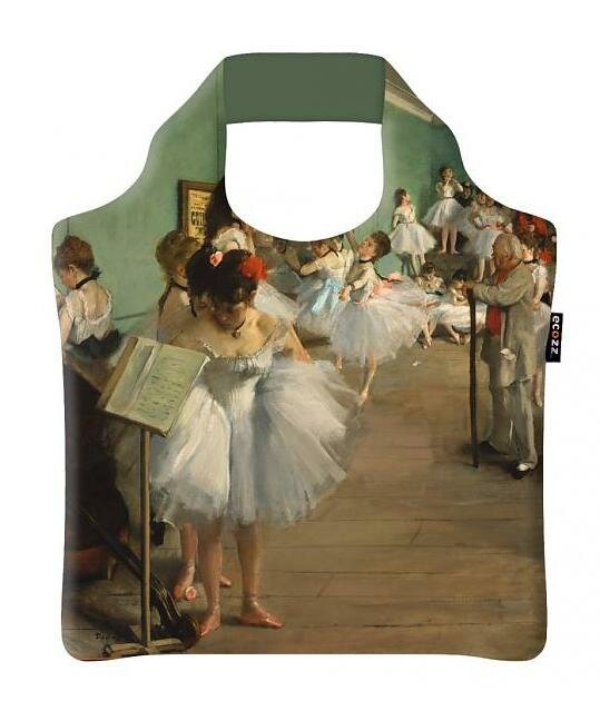 Ecozz opvouwbare shopper van gerecyclede Pet, Edgar Degas ED01