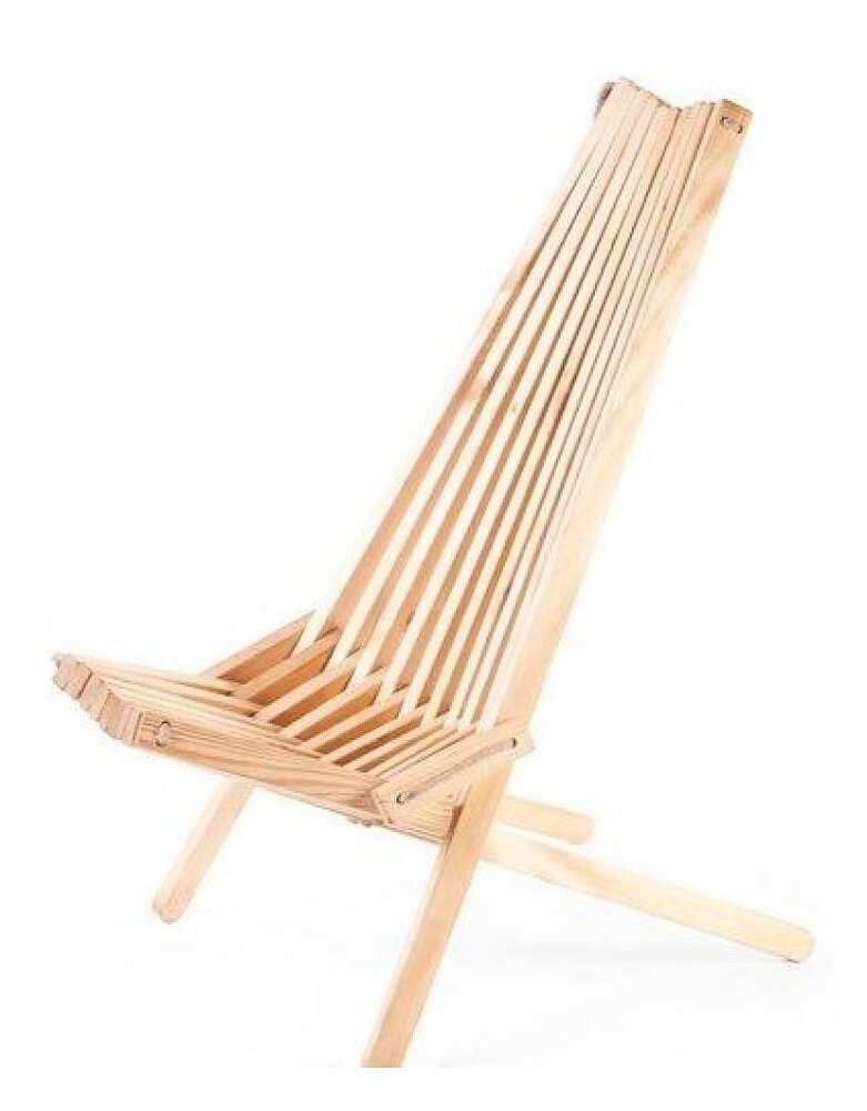 EcoFurn Eco Chair Larch, tuinstoel in naturel Lariks hout