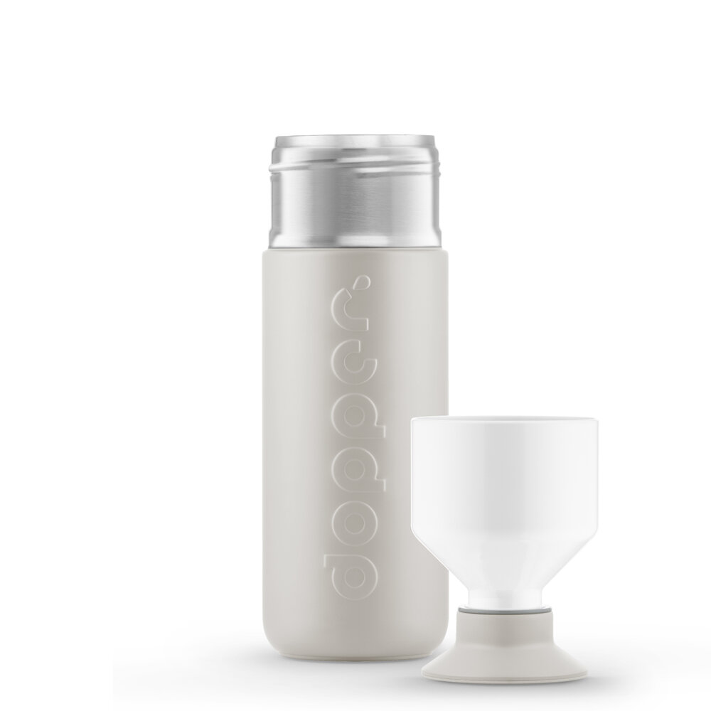 De Dopper Insulated 580ml thermosfles - Gentle Grey De Dopper Insulated 580ml thermosfles - Gentle Grey