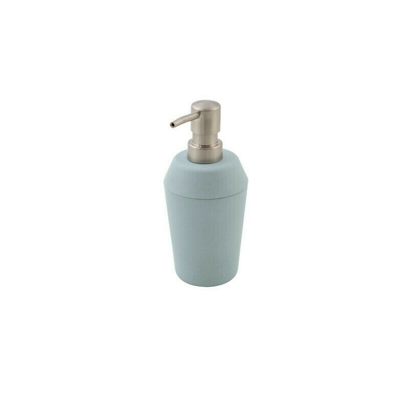 Point Virgule bamboevezel zeepdispenser 380ml mist blauw Point Virgule bamboevezel zeepdispenser 380ml mist blauw