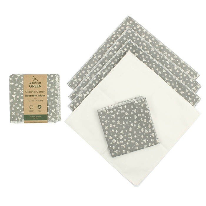 A Slice of Green Reusable wipes, herbruikbare doekjes - Meadow A Slice of Green Reusable wipes, herbruikbare doekjes - Meadow