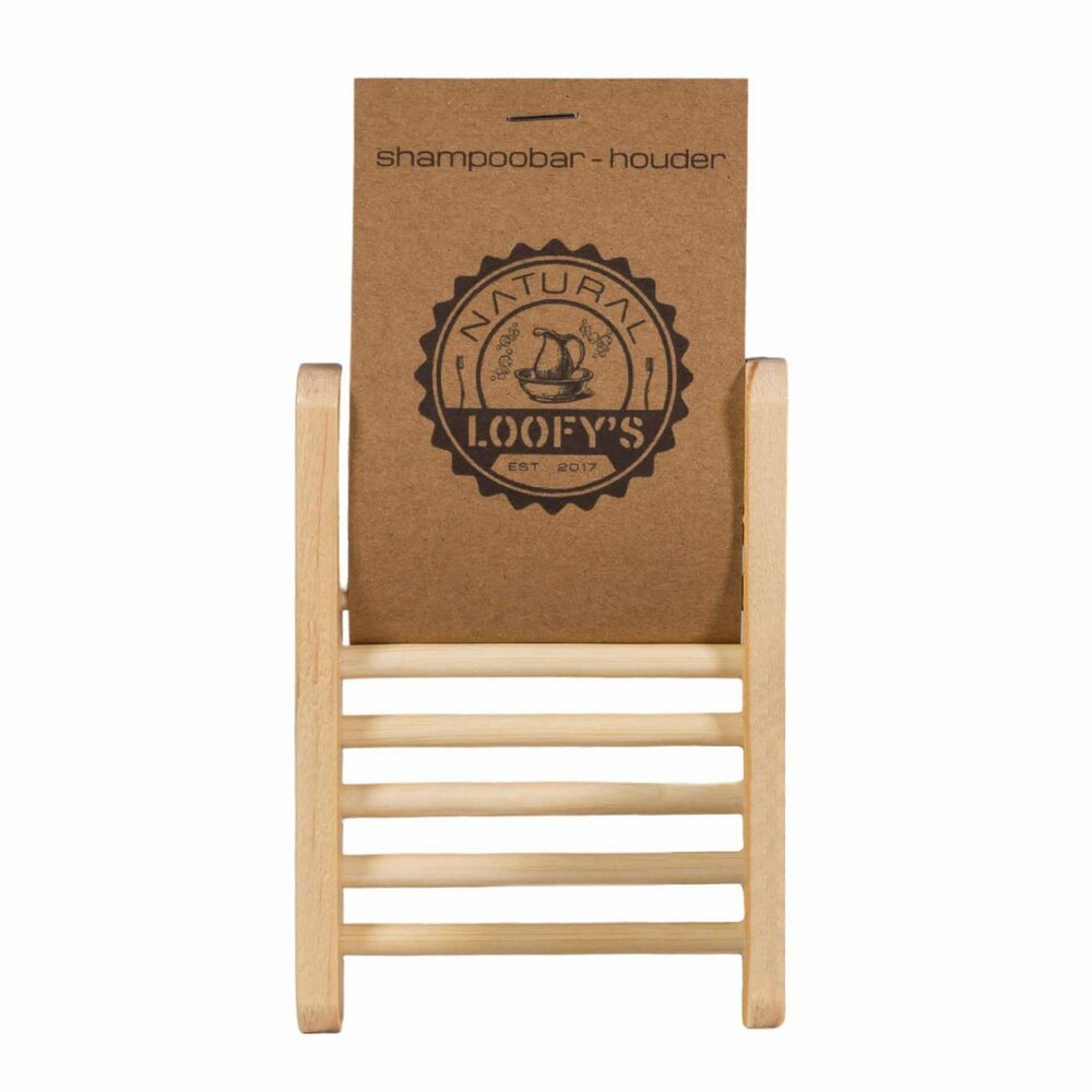 Loofy's bamboe zeep of shampoo houder - plastic vrij