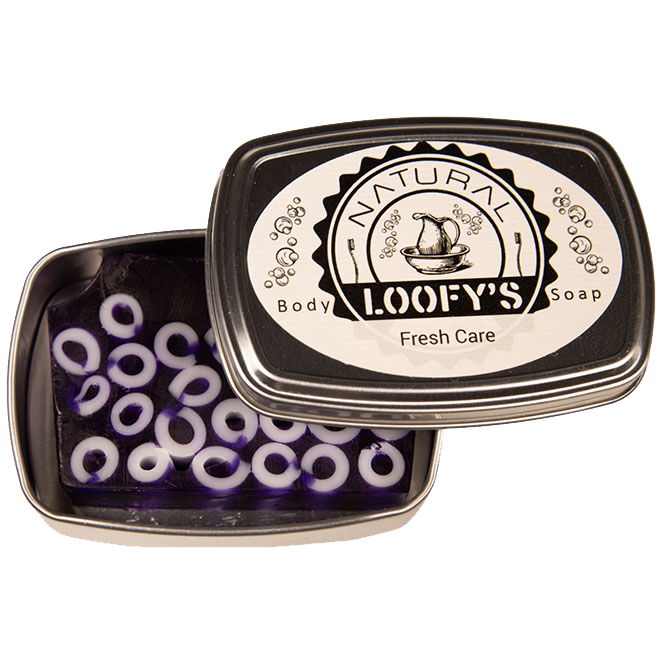 Loofy's Natural Body Bar - Fresh Care zeepblok in blik