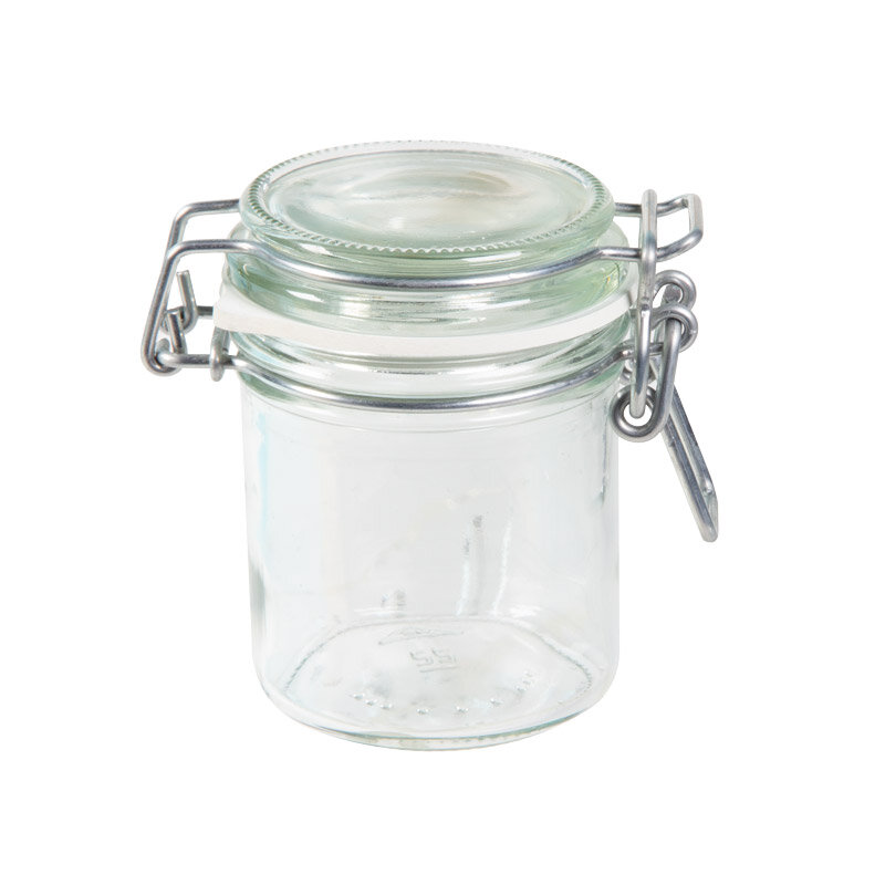 Ah!Table! luchtdicht glazen potje met klemsluiting - Weckpotje 100ml  Ah!Table! luchtdicht glazen potje met klemsluiting - Weckpotje 100ml