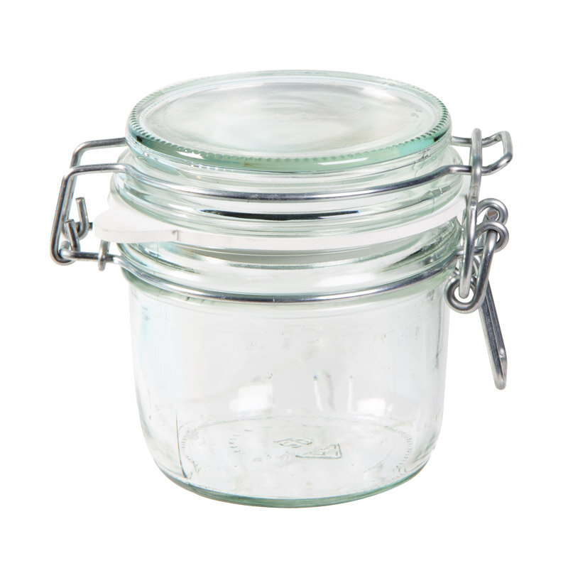 Ah!Table! luchtdicht glazen potje met klemsluiting - Weckpotje 200ml  Ah!Table! luchtdicht glazen potje met klemsluiting - Weckpotje 200ml