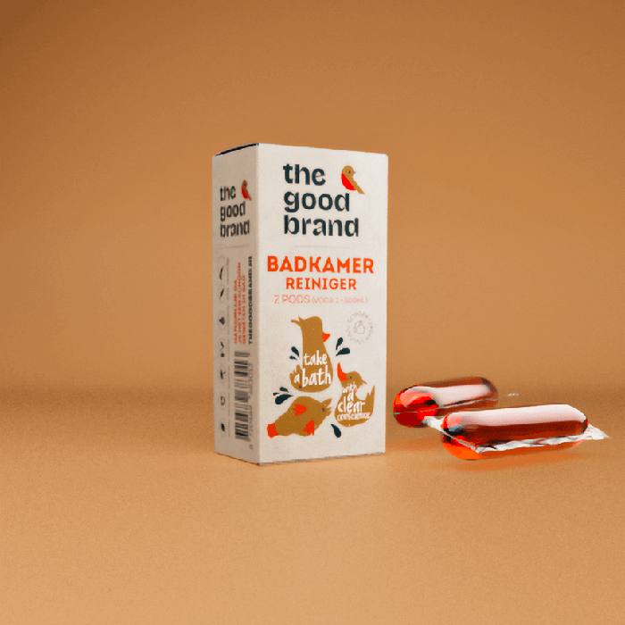The Good Brand badkamerreiniger refill pods - 2-pack navulling 