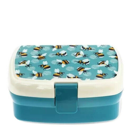 Rex London Lunchbox with tray - Bumblebee brooddoos met vakjes