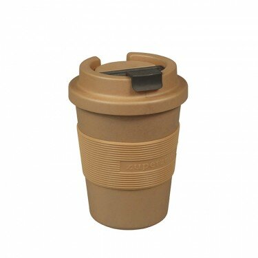 Zuperzozial bioplastic koffiebeker, Time-Out Mug medium - Toffee Brown