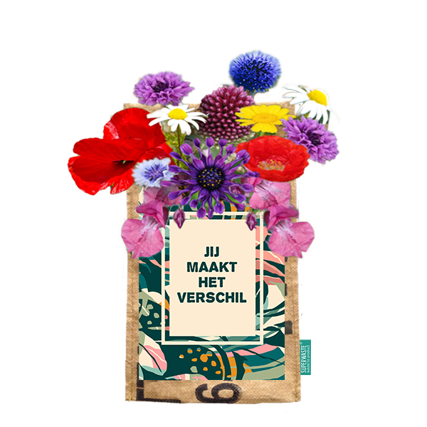 Superwaste Hang Kweektuin van gerecyclede theezakken - Jij maakt het verschil!