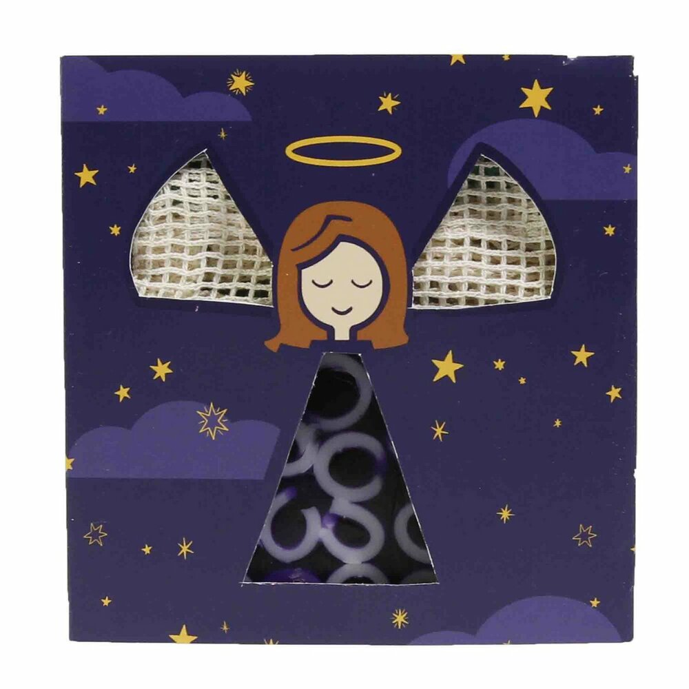 Loofy's Giftbox Engel - Bodybar en zeepzakje in kerstcadeaudoosje