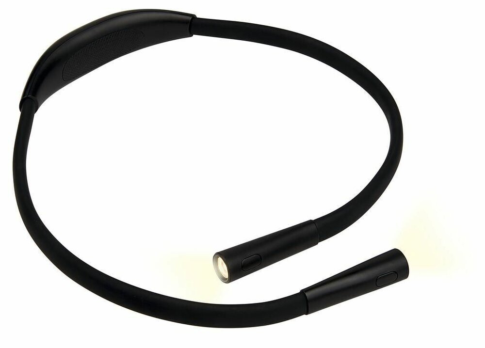Moses flexibele nek leeslamp - Dubbele LED leeslamp oplaadbaar - zwart
