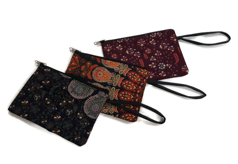 FairTrade buidel/etui van katoen - diverse kleuren