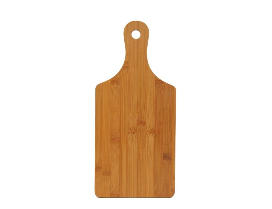 Bamboe snijplank met handvat. 35x16cm