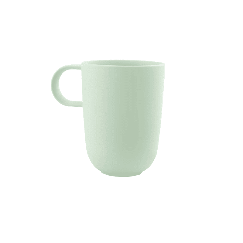 Point Virgule PLA bio plastic mok met oor - lichtgroene beker 450ml