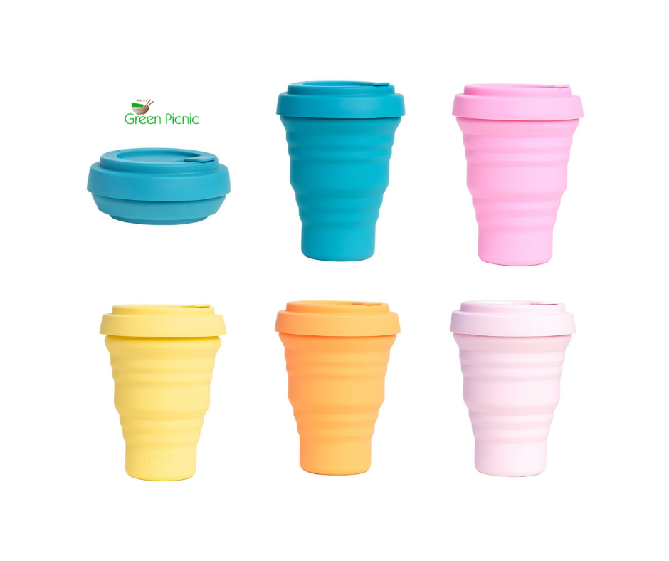 Griply Silicone Cup 450ml - Opvouwbare koffiebeker in diverse kleuren