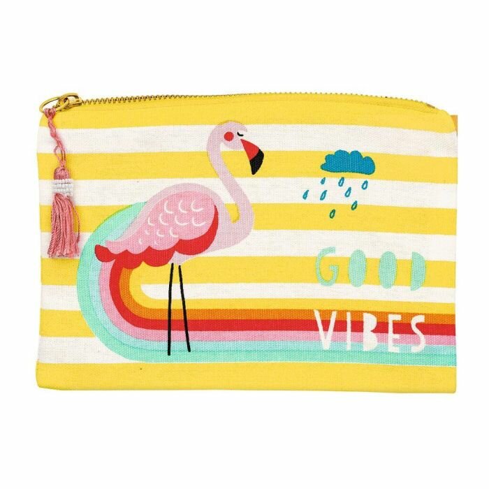 Lovely Planet Etui van Biologisch Katoen - Good Vibes