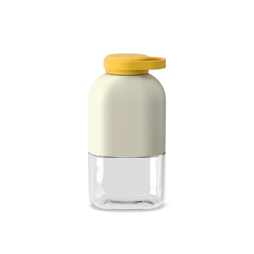 Ekobo Slim Tritan Water Bottle 350ml Ivory/Mimosa