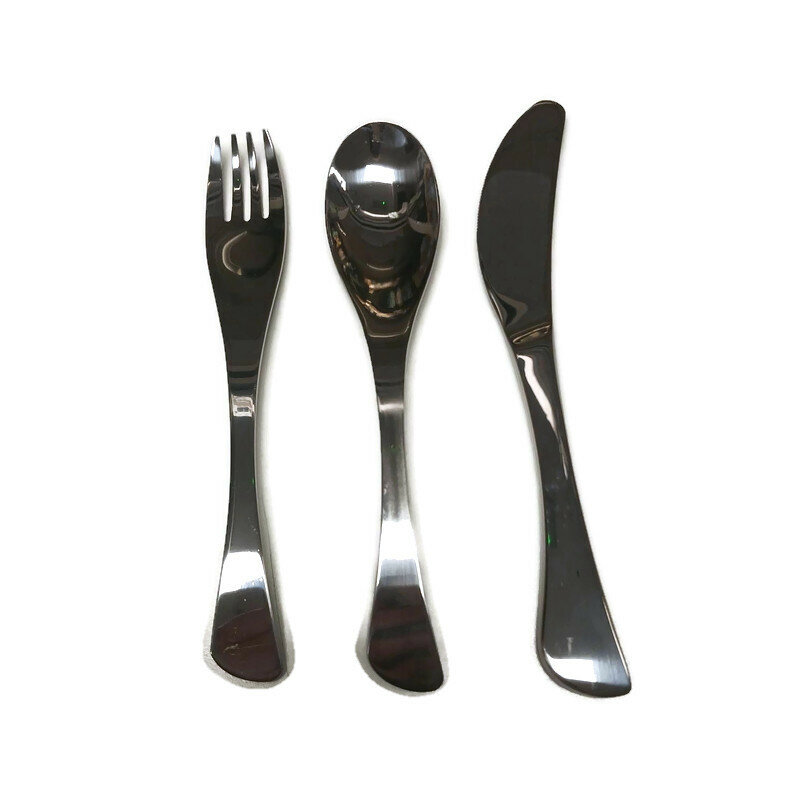 Herbruikbare RVS bestek set 3-delig 