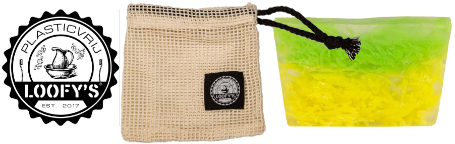 Loofy's Giftbox - Lemoncare Bodybar en zeepzakje in cadeaudoosje