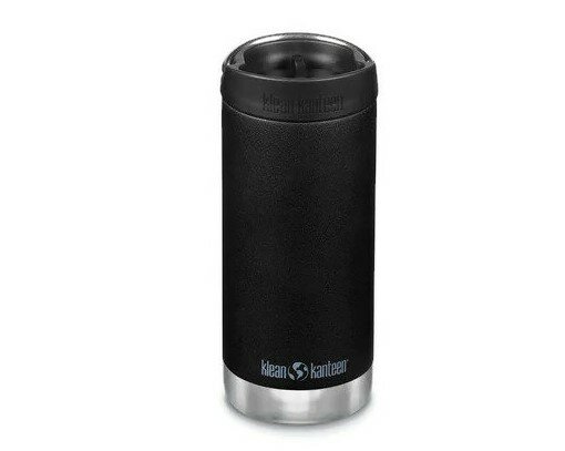 Klean Kanteen TKWide Insulated 355ml Black, RVS thermosfles