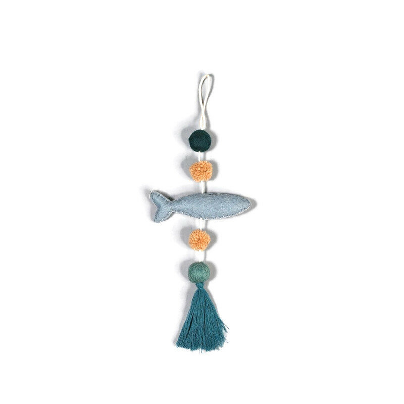 Sjaal met Verhaal Fairtrade Beachlife Hanger van vilt