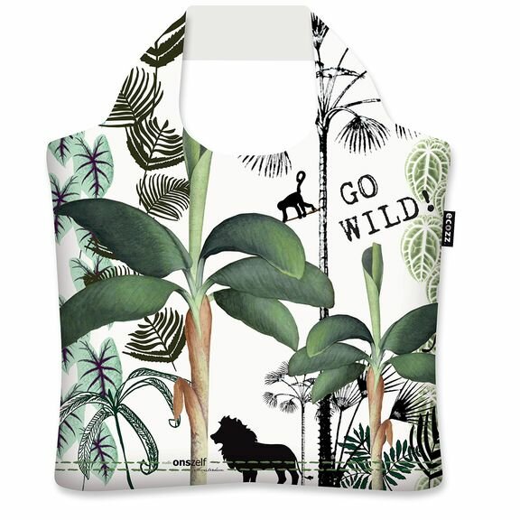 Ecozz Ecoshopper van gerecycled plastic, Studio Onszelf - Jungle