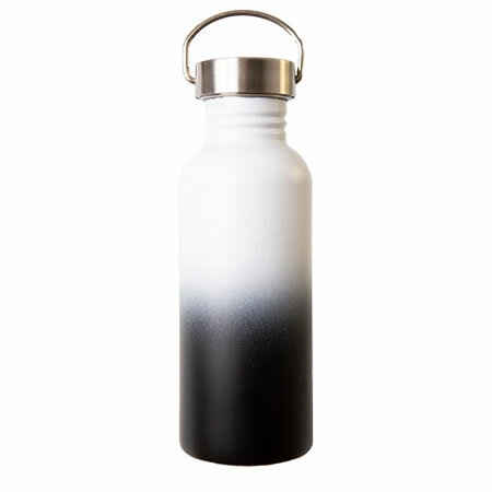 Retulp RVS drinkfles Urban 600ml Black and White Fusions bottle