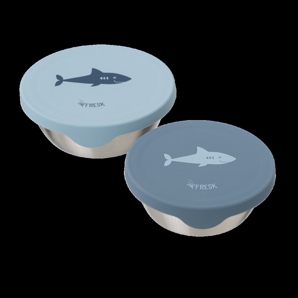 Fresk RVS Snackbox set van 2 - Shark