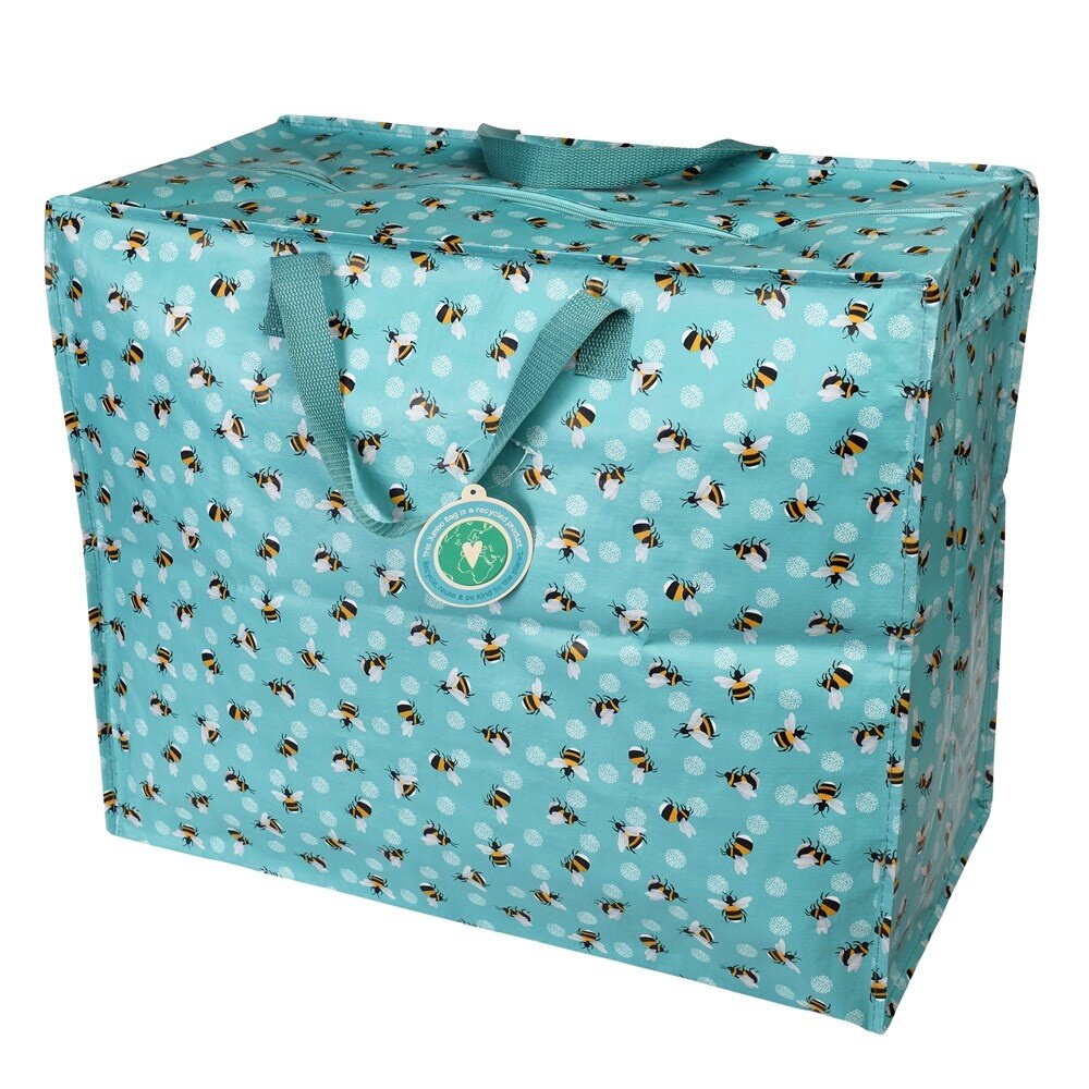 Jumbo Bag van gerecycled plastic, REX London Bumblebee