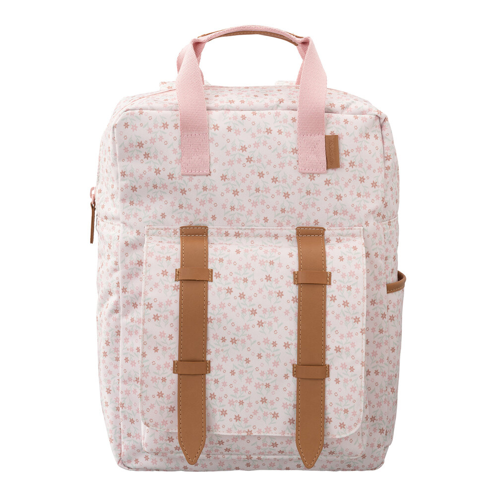 Fresk rugtas van gerecycled plastic - Large backpack Garden Flowers