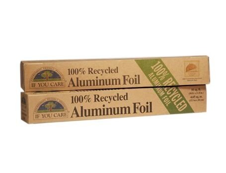 Gerecycled Aluminiumfolie, rol 10 meter