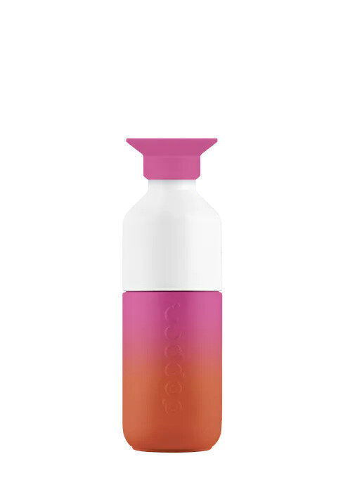 Dopper Steel 350ml Sunset Pink - Solid Steel Mini drinkfles in roze