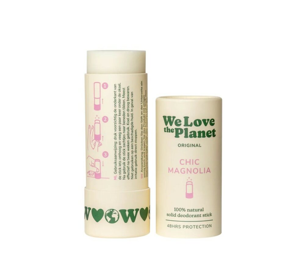 We Love Deo natuurlijke stick deodorant 40gram - Chic Magnolia