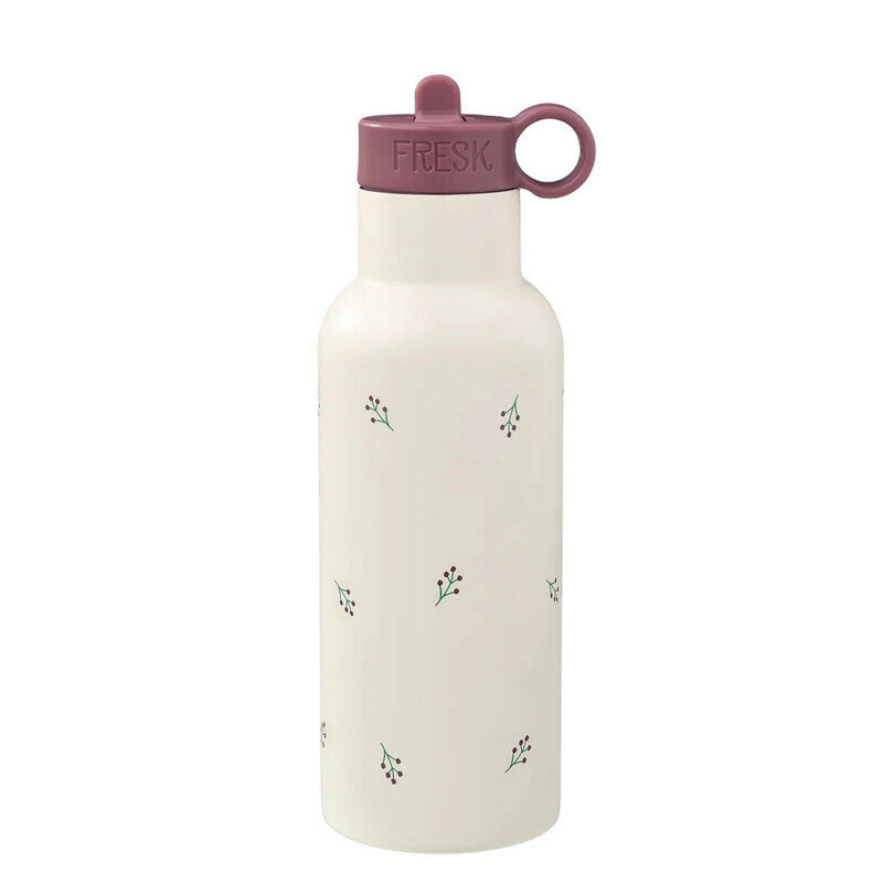 Fresk RVS thermosfles 500ml met drinktuit én gewone dop - Berries