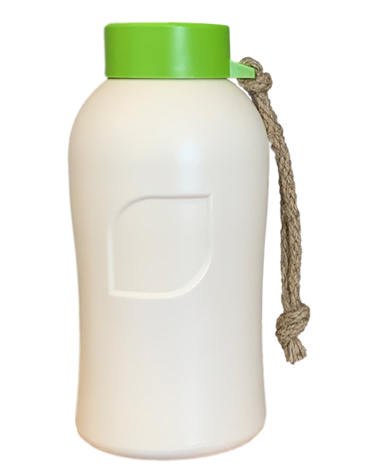 Ajaa PureKids drinkfles recyclebaar bioplastic 0,4L - Groene of roze dop