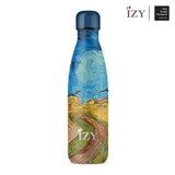 Izy RVS drinkflessen met Korenveld print van Vincent van Gogh