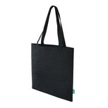 Superwaste Fairtrade shopper smal zwart, tas van gerecycled plastic Superwaste Fairtrade shopper smal zwart, tas van gerecycled plastic