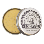 Loofy's Natural Yellow Shampoo in blik, voor normaal en vet haar Loofy's Natural Yellow Shampoo in blik, voor normaal en vet haar