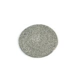 FairTrade onderzetter van natuurlijk jute - blauw FairTrade onderzetter van natuurlijk jute - blauw