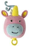 Global Affairs Music Unicorn - roze muziek eenhoorn van bio katoen Global Affairs Music Unicorn - roze muziek eenhoorn van bio katoen