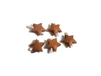 FairTrade houten wensster met wit wensbriefje, Small FairTrade houten wensster met wit wensbriefje, Small