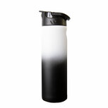 Retulp RVS drinkfles met drinktuit 500ml Black and White Fusion Retulp RVS drinkfles met drinktuit 500ml Black and White Fusion