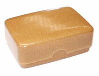 Croll & Denecke Soap Box van vloeibaar hout lichtbruin Croll & Denecke Soap Box van vloeibaar hout lichtbruin